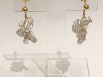 淡水パールピアス１の画像