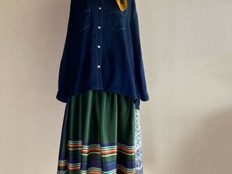 ２パターン　 タックギャザースカートの画像