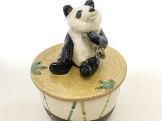 陶ハコ「パンダのごちそう」の画像