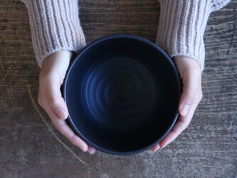 どんぶり　黒の画像