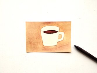 ①「コーヒータイム」/ポストカード3枚の画像
