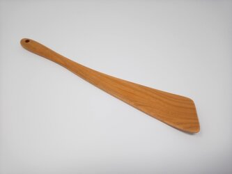 山桜 turner（ターナー・調理ベラ）国産ヤマザクラ無垢材ハンドメイド品の画像