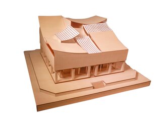 【模型製作】 木製ミニチュア オーダーメイド完成品 〈博物館〉の画像