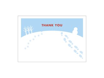 雪の足跡の39cardの画像