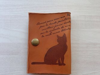 猫　ねこ　アンティーク　キーケース　レザー　革　皮/58356416の画像