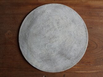 灰釉　26㎝丸皿の画像