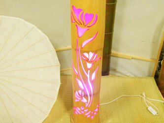 多彩の灯り　竹灯籠　竹灯り  彩変化のあかり 竹ランプ　〜〜kabou〜〜の画像