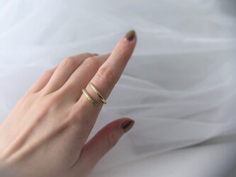 Spiral ring 真鍮の画像