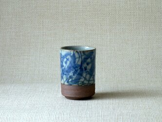 湯呑（呉須絵 つる花紋）の画像