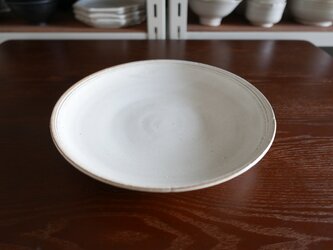 チタン白マット 大皿の画像