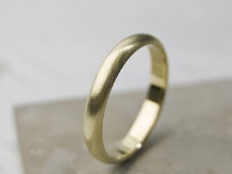 つや消し 真鍮プレーンリング 3.0mm幅 マット｜BRASS RING｜684の画像