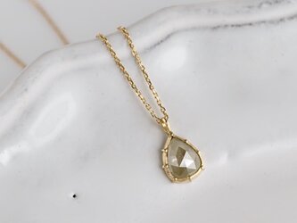 Rose cut diamond necklace [OP700K18YG]の画像