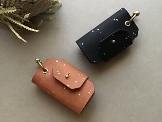 【カラーオーダー】レザーキーケース(medium) “glitter“『受注製作』の画像