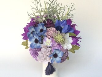 仏花   真珠の涙  恒  （仏花、造花、お供え、お盆、お彼岸、敬老の日）の画像