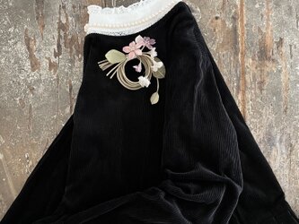 －春まちわびて－　　suMire-bouquet 布花コサージュ　入学式の画像