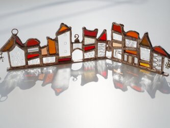 再販　路地のある町　赤　2203の画像