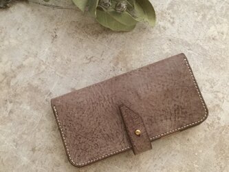 イタリアンレザーiPhoneケース/CHOCO/ flap beltの画像
