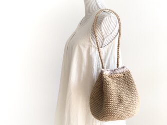 クヴァレ＊2way＊麻ひもバッグ＊edging《エクリュ》の画像