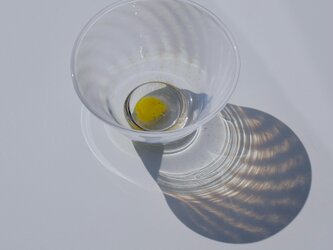 花　冷茶グラス（ホワイト）の画像