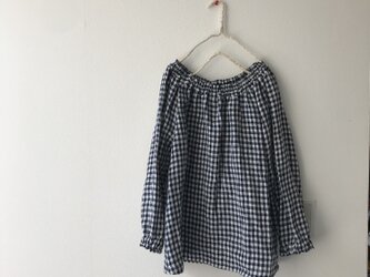 ギンガムチェックのトップス（o-to-112)の画像