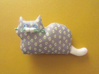 " Stickitten" kitten loaf USAコットン／Flower フラワーの画像