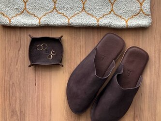 革　ルームシューズ　M/LuxuryBrownの画像