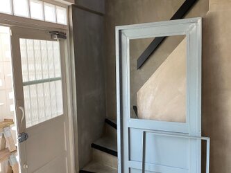 （※在庫確認必須※）※数量限定　ID-01　アイアンドア　鉄扉　枠付　インダストリアル　ドア　インダストリアル　建具の画像