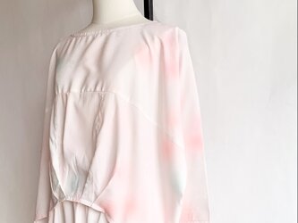 裾タックルームウエア【送料無料】着物リメイク　かえで　桜色の画像