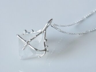 1点物★fluorite necklace（clear)★フローライト★原石の画像