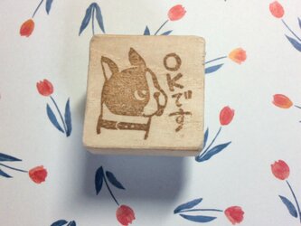 ボストンテリアのOKですの画像