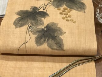 芭蕉布　手描き　なごや帯の画像