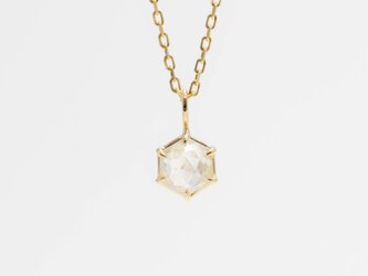 L'EAU Hexagon Diamond Necklaceの画像