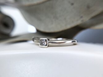 SV925 diamond solitaire ring PR #10の画像