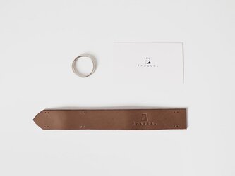【休日】×【穏やかな時間】ホームクラフトキット　leather key ringの画像