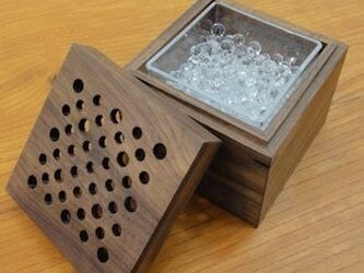 芳香剤を入れる箱　（ウォールナット）の画像