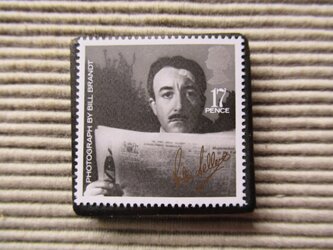 イギリス1985年　映画切手ブローチ 7921の画像