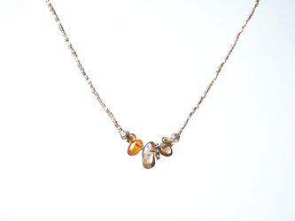 アンダルサイト シルバー チョーカーネックレス 宝石質 カレンシルバーの画像