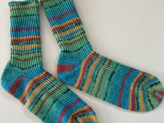 手編み靴下【Opal  秋のメロディ11123】の画像
