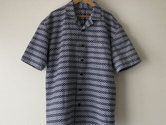 浴衣のアロハシャツ　タイルの画像