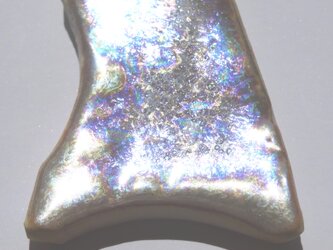 ネックレス　LC２　銅ラスター釉　陶器の画像