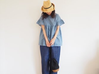 ◯Pre-order◯Cotton frilled tiered blouseの画像