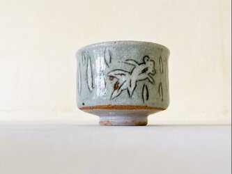 ぐい吞み＊青磁/象嵌(B)の画像