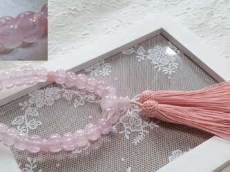 お値下げ:桜色～お数珠(とんぼ玉)～限定品の画像