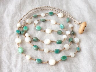 Shell＆Leaf Long Necklaceの画像
