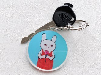 アクリルキーホルダー(ウサギ)の画像