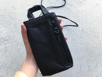 MOBILE BAG WATER PROOF GOAT LEATHERの画像