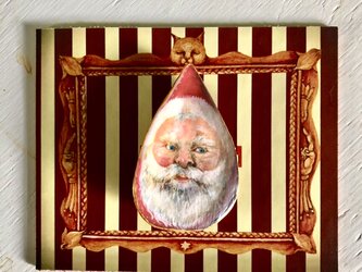 サンタブローチ〈クリスマス気分が抜けないサンタ〉の画像