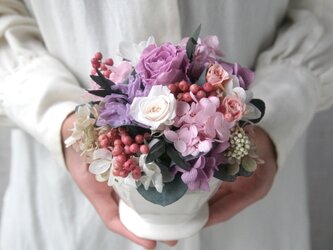 whiterose Arrangement  -lavender02-の画像