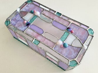 ティッシュボックスケース『Pink purple orchid』の画像