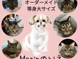 ☆愛猫オーダーメイド等身大サイズ☆愛猫　ハンドメイド　メモリアル　いぬ　ペット　オブジェ　ペットロスの画像